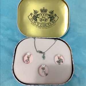 Juicy Couture necklace set - three charms